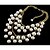 Недорогие Модные ожерелья-Shadela Broke Girls Stacked Жемчужное ожерелье