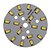 cheap LED Accessories-1PC 9W 500-550LM 18 x 5730 SMD LEDs Patch LED Light Source Board Warm White Light  3000-3500 K Aluminum Substrate (DC21-24V, 300mA)