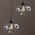 ieftine Lumini pandantive-QINGMING® Vintage Țara Candelabre Lumină Spot - Stil Minimalist, 110-120V 220-240V, Alb Cald, Bec Inclus