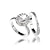 cheap Rings-18K Alloy Platinum Plated With Cubic Zirconia Special Occasion Ring Set