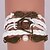 cheap Bracelets-Women&#039;s Wrap Bracelet Leather Bracelet Owl Inspirational Leather Bracelet Jewelry White / Brown For Christmas Gifts Party Casual Daily