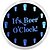 baratos Relógios de Parede LED-do nc0923 Ele Beer Bar O&#039;clock Decor Neon LED Relógio de parede