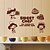 billige Vægklistermærker-Folk glade Little Chef Wall Stickers