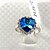 billige Vip Deal-J &amp; G kvinders hjerte Shape Elegant krystal Ring