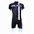 cheap Men&#039;s Clothing Sets-ILPALADINO Men&#039;s Short Sleeve Cycling Jersey with Shorts Summer Lycra Polyester Black Bike Shorts Jersey Padded Shorts / Chamois 3D Pad Ultraviolet Resistant Quick Dry Breathable Back Pocket Sports