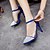 abordables Tacones de mujer-Zapatos de mujer - Tacón Stiletto - Tira en el Tobillo / Tacones / D&#039;Orsay y Dos Piezas - Tacones - Oficina y Trabajo / Vestido -Ante /