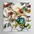 billige Oliemalerier fra de bedste kunstnere-Hånd-malede Abstrakt Et Panel Canvas Hang-Painted Oliemaleri For Hjem Dekoration