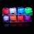 ieftine Lumini cu coarde solare-Lumina 12pcs de schimbare a culorii cuburi de gheata cu LED-uri petrecerea de nunta de Crăciun Bar Restaurant