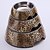 billige Hundeskåler og fôrautomater-Leopard applikert Melamin Round Bowl med rustfritt stål oppvask for Pet Dogs