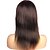 voordelige Kaploze pruiken van echt haar-Pruik stijl Recht Pruik Natuurlijke haarlijn Afro-Amerikaanse pruik 100% handgebonden Dames Lang Human Hair Capless Pruiken / Recht
