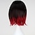 levne Kostýmová paruka-RWBY Rubínově červená Cosplay Paruky Dámské 14 inch Horkuvzdorné vlákno Paruka Anime