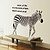 cheap Wall Stickers-Zebra Pattern Wall Sticker(1PCS)