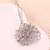 cheap Necklaces-Women&#039;s Pendant Necklace Hollow Out Flower Ladies European Alloy Black White Necklace Jewelry For Party
