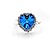 cheap Vip Deal-J&amp;G Women&#039;s Heart Shape Elegant Crystal Ring