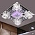 رخيصةأون إضاءات الأسقف-الحديثة / المعاصرة كريستال LED تركيب السقف المدمج ضوء سفل من أجل غرفة النوم غرفة الطعام رواق أبيض دافئ أبيض يشمل لمبات