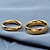 billige Trendy smykker-Parringe Bandring For Dame Bryllup Jubilæum Gave Titanium Stål Guldbelagt Klassisk Kærlighed Venskab Gylden Sort