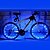 Недорогие Велосипедные фары и рефлекторы-Велосипедные фары колесные огни Светодиодная лампа Велоспорт Водонепроницаемый AA Люмен Батарея Велосипедный спорт - FJQXZ