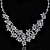 abordables Parures de Bijoux-Élégant en alliage avec strass et de perles bijoux de mariage set (y compris Tiara, collier et boucles d&#039;oreilles)