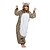 preiswerte Kigurumi Pyjamas-Erwachsene Kigurumi-Pyjamas Bär Tier Pyjamas-Einteiler Polar-Fleece Braun Cosplay Für Herren und Damen Tiernachtwäsche Karikatur Fest / Feiertage Kostüme