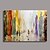 halpa Abstraktit taulut-Hang-Painted öljymaalaus Maalattu - Abstrakti Comtemporary Sisällytä Inner Frame / Venytetty kangas