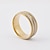 preiswerte Ringe-Herrn Damen Bandring Golden Titanstahl vergoldet Kreisförmig Liebe Geschenk Alltag Normal Modeschmuck