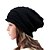 abordables Bonnet-Femme Bonnet / Crochet Fin de semaine Couleur Pleine Chapeau
