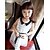 cheap Matching Outfits-Family’s Fashion   Doll Collar Fashion Short Sleeve  Organza Parentage Clothes
