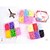 cheap Beads &amp; Jewelry Making-Rainbow Rubber Band Silicone DIY Jewelry 33.0*20.0*3.0 cm 0.13 kg