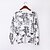 levne Dámské svetry-Dámská V Neck koni Jízda Pattern Print Pletené Cardigan Sweater