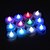 cheap Décor &amp; Night Lights-12pcs Color Changing Sound Control LED Battery Operated Tea Lights for Wendding Party(DC4.5V)