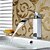 billige Armaturer til badeværelset-Håndvasken vandhane - Vandfald Krom Centersat Et Hul / Enkelt håndtag Et HulBath Taps
