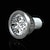 baratos Lâmpadas-Lâmpadas de Foco de LED Luzes PAR LED 350-400 lm GU10 MR16 1 Contas LED Branco Quente Branco Frio 85-265 V / 5 pçs / RoHs / CE
