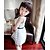 cheap Matching Outfits-Family’s Fashion   Doll Collar Fashion Short Sleeve  Organza Parentage Clothes