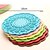 cheap Kitchen &amp; Table Linens-Circular Flower Shape Mat, Silica Gel  4&quot;x4&quot;x0.1&quot;(Color random)