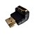 baratos Cabos HDMI-lwm ™ HDMI conector banhado a ouro masculino para feminino acoplador 90 graus de ângulo direito