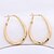 cheap Earrings-Women&#039;s New Arrival 18K Gold Plated Fashion Elegant Irregular Round Earrings