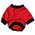 cheap Dog Clothes-Cat Dog Shirt / T-Shirt Sweater Sweatshirt Dog Clothes Breathable Red Costume Cotton XS S M L