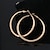 Χαμηλού Κόστους Μοδάτα Σκουλαρίκια-Γυναίκα Νέα Μόδα Κομψό 18K Gold Plated Round Hoop σκουλαρίκι ER0317