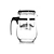baratos Acessórios de Serviço de Vinhos-Fácil Botão Filtro de vidro Tea Pot Com Lock (500ml)