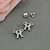 cheap Earrings-Stud Earrings Sterling Silver Cubic Zirconia Silver Jewelry Silver Wedding Party Daily Casual Costume Jewelry