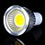 olcso Izzók-500-550 lm GU10 LED szpotlámpák MR16 1 led COB Tompítható Hideg fehér AC 110-130V