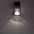 billige Udendørsbelysning-2-LED White Rustfrit stål Solar væglampe med PIR Motion Sensor