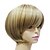 Недорогие Парик из искусственных волос без шапочки-основы-Парики из искусственных волос Прямой / Классика Искусственные волосы 10 дюймовый Парик Жен. Без шапочки-основы