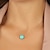 cheap Necklaces-Women&#039;s Turquoise Pendant Necklace Solitaire Ladies Simple Basic European Resin Turquoise Alloy Blue Necklace Jewelry 1pc For Party Casual Daily