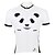 cheap Women&#039;s Cycling Clothing-ILPALADINO Men&#039;s Short Sleeve Cycling Jersey Summer Polyester White Panda Bike Jersey Top Mountain Bike MTB Road Bike Cycling Ultraviolet Resistant Quick Dry Breathable Sports Clothing Apparel