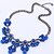 cheap Necklaces-European Style Resin Flower Statement Necklace