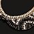 baratos Vip Deal-elegante elipsóide gemstone colar colar de mulheres Senlan