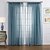 billige Gennemsigtige gardiner-skræddersyede rene ren gardiner nuancer to paneler til stuen