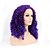 cheap Synthetic Lace Wigs-16 Inch Front Lace Synthetic Wig  Wave High Temperature Resistance Fibre 2 Tone Ombre