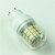 abordables Ampoules électriques-1pc 3 W Ampoules Maïs LED 400 lm G9 GU10 T 60 Perles LED SMD 2835 Décorative Blanc Chaud Blanc Froid 220-240 V 85-265 V